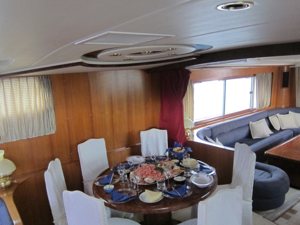 Yacht SEA DREAM -  Formal Dining.JPG
